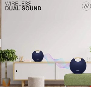   اسپیکر harman kardon onyx6 رنگ آبی